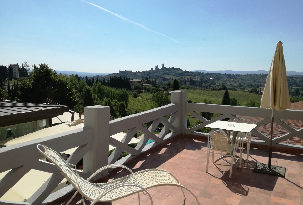 Hotel con piscina San Gimignano